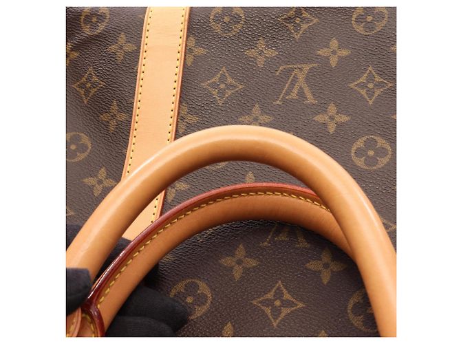 Borsa Boston Louis Vuitton Keepall 60 Monogram Marrone - vista 15