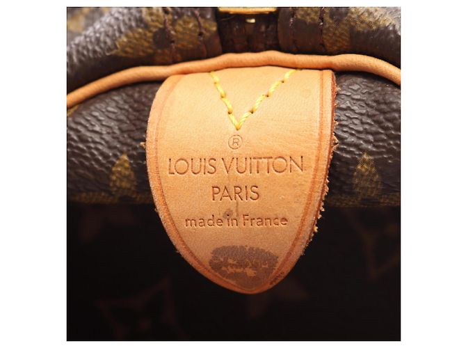 Borsa Boston Louis Vuitton Keepall 60 Monogram Marrone - vista 4