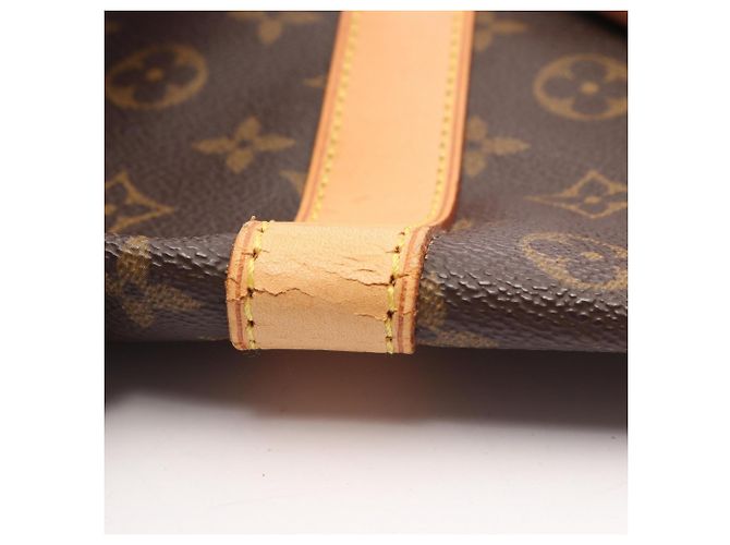 Borsa Boston Louis Vuitton Keepall 60 Monogram Marrone - vista 8