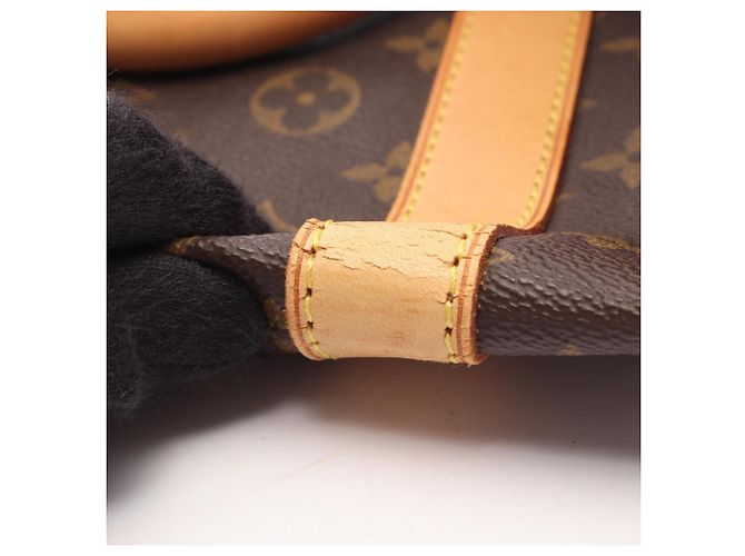 Borsa Boston Louis Vuitton Keepall 60 Monogram Marrone - vista 9