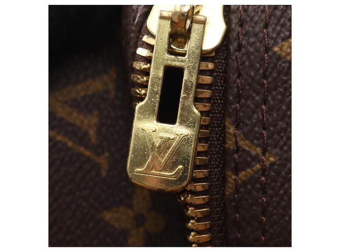 Borsa Boston Louis Vuitton Keepall 55 Monogram Marrone - vista 10