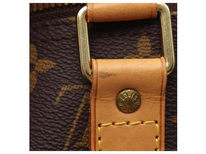 Borsa Boston Louis Vuitton Keepall 55 Monogram Marrone - vista 11