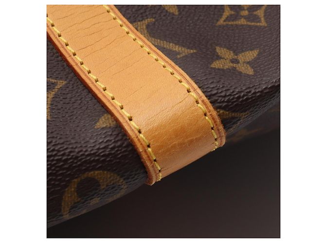 Borsa Boston Louis Vuitton Keepall 55 Monogram Marrone - vista 7