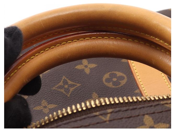Borsa Boston Louis Vuitton Keepall 55 Monogram Marrone - vista 8