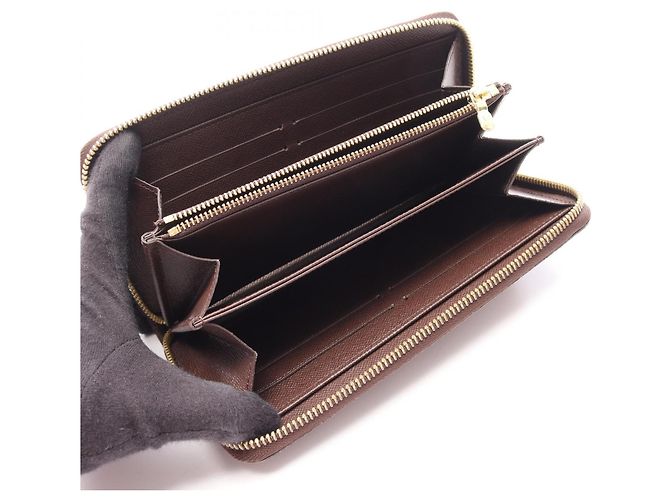 Louis Vuitton Zippy Wallet Damier Ebene Braun - Ansicht 3