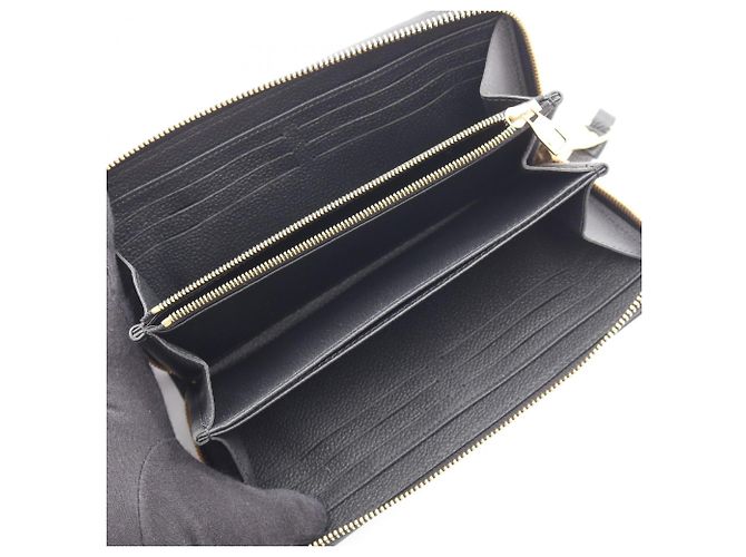 Louis Vuitton Zippy Wallet aus schwarzem Leder - Ansicht 3