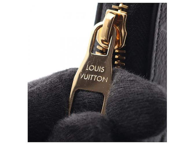 Louis Vuitton Zippy Wallet aus schwarzem Leder - Ansicht 6