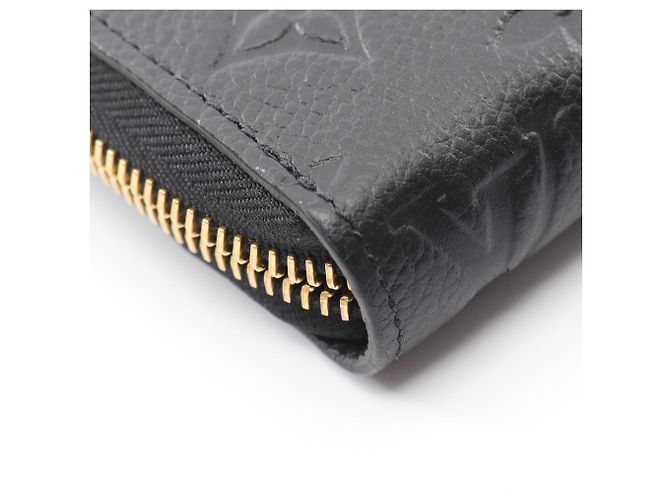 Louis Vuitton Zippy Wallet aus schwarzem Leder - Ansicht 7