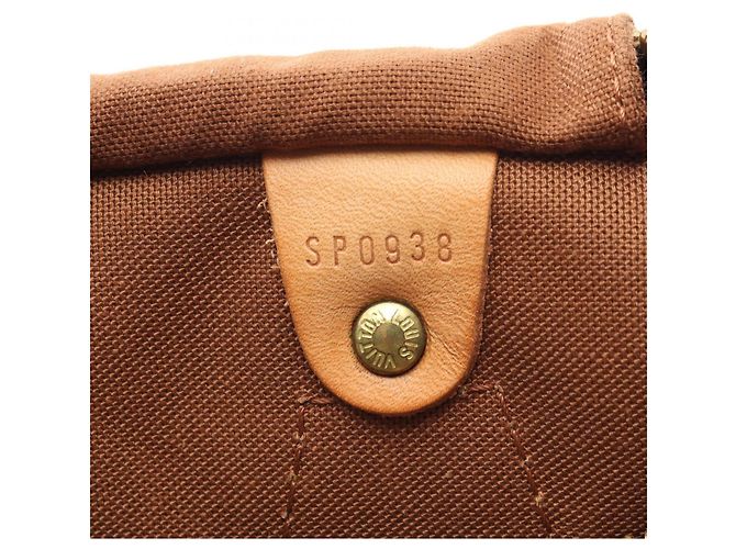 Borsa Louis Vuitton Speedy 30 Monogram Marrone - vista 5