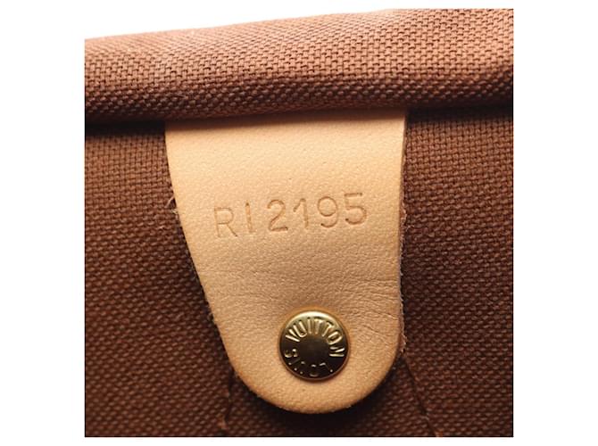 Borsa Louis Vuitton Speedy 35 Monogram Marrone - vista 5