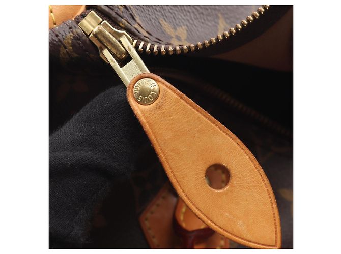 Borsa Louis Vuitton Speedy 35 Monogram Marrone - vista 7