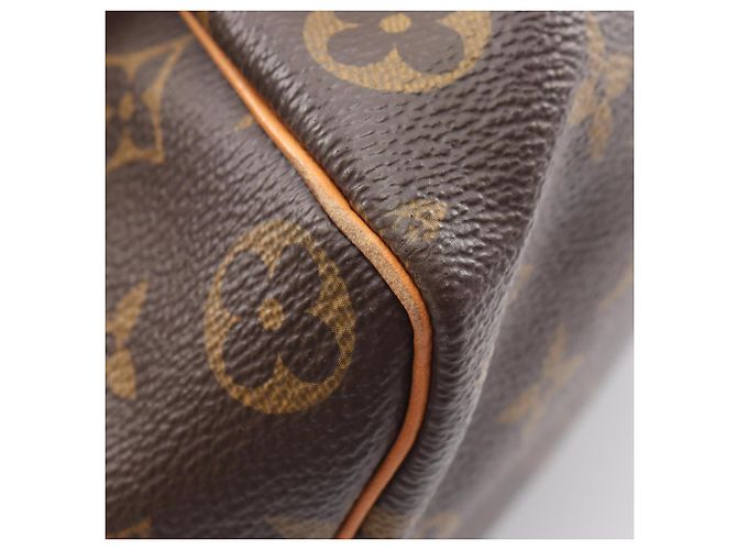 Borsa Louis Vuitton Speedy 35 Monogram Marrone - vista 9