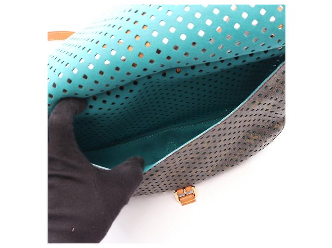 Borsa a Spalla Louis Vuitton Saumur 30 Monogram Perfo Marrone - vista 4
