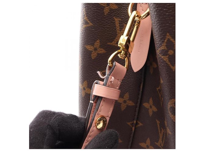 Néonoé Borsa a Spalla Louis Vuitton NeoNoe Monogram Marrone Rosa - vista 12