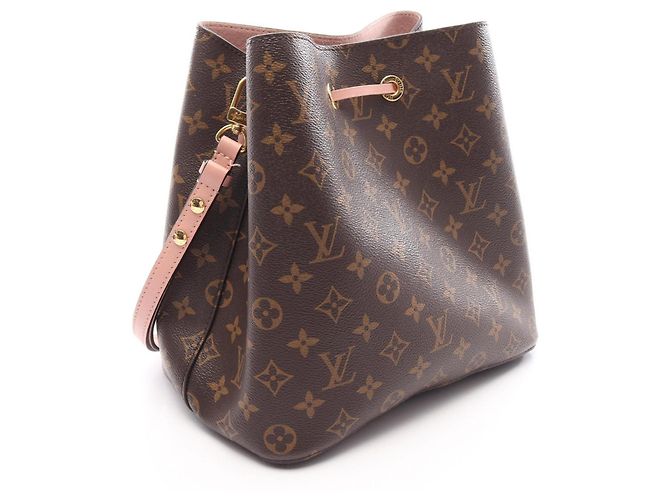 Néonoé Borsa a Spalla Louis Vuitton NeoNoe Monogram Marrone Rosa - vista 2