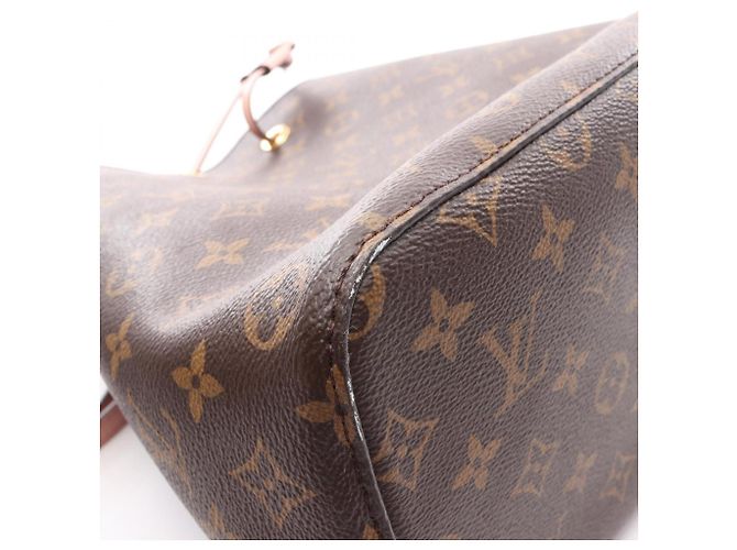 Néonoé Borsa a Spalla Louis Vuitton NeoNoe Monogram Marrone Rosa - vista 9