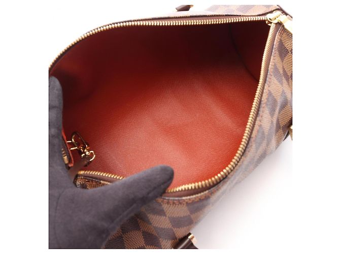 Louis Vuitton Papillon 30 Damier Ebene Handtasche Braun - Ansicht 3