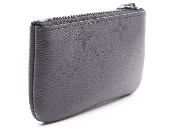 Louis Vuitton Pochette Clé Monogram Midnight Wallet Black - view 2