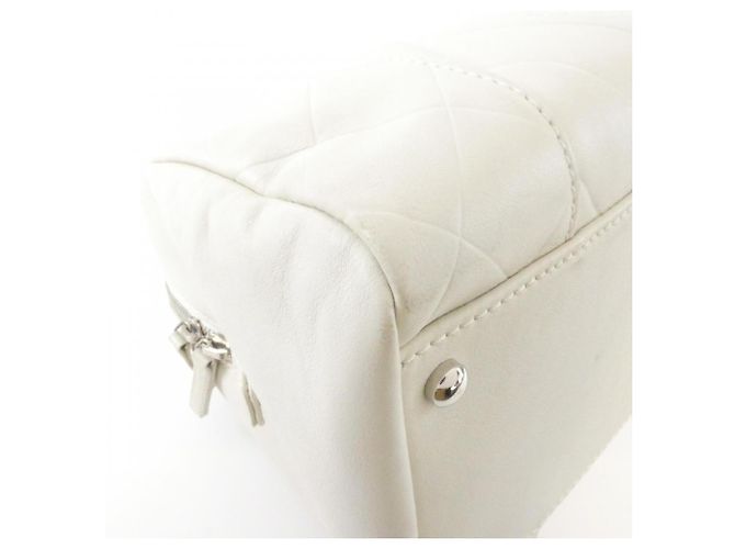 Chanel 30899 Boston Bag Bianco - vista 3