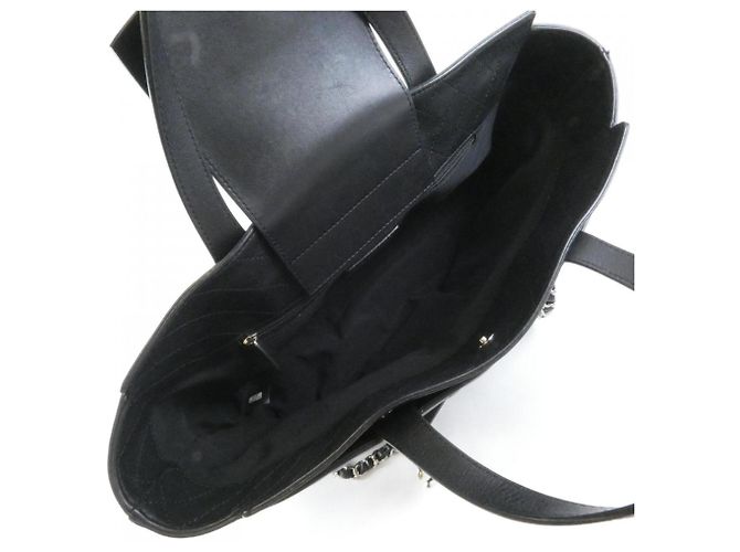 Borsa Chanel 98683 in pelle di vitello nera Nero - vista 9