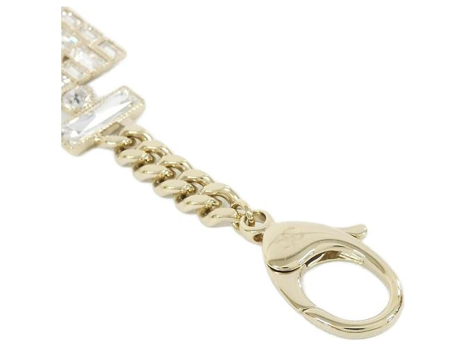 Chanel ABC598 Gold Keyring D'oro - vista 4