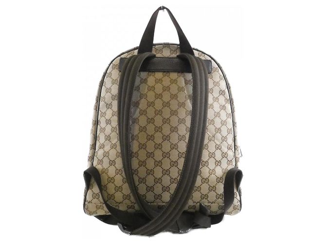 Gucci GG Canvas Backpack Brown Beige - view 2