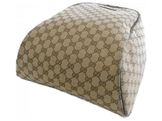 Gucci GG Canvas Backpack Brown Beige - view 3