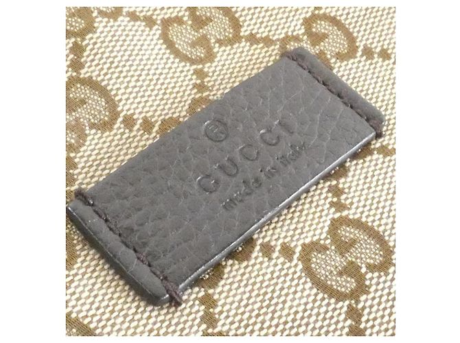 Gucci GG Canvas Backpack Brown Beige - view 6