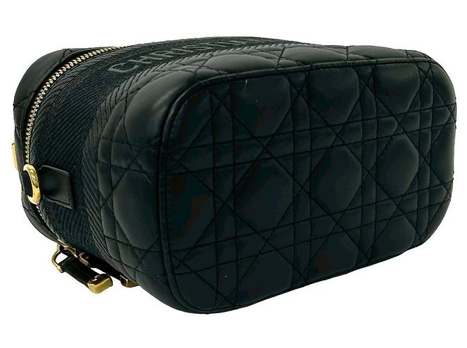 Christian Dior Travel Small Cannage Leder 2way Schultertasche Schwarz - Ansicht 8