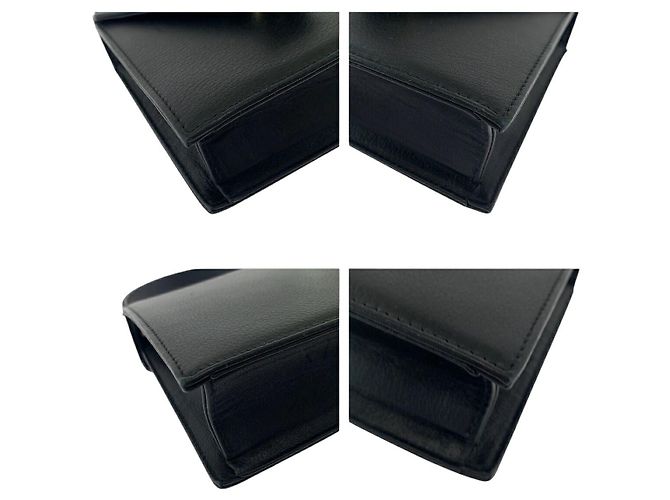 Borsa a mano 2way in pelle nera MCM Nero - vista 3