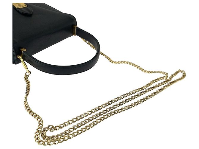 Borsa a mano 2way in pelle nera MCM Nero - vista 6