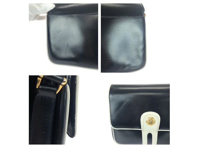 Céline Bolsa de ombro em couro CELINE Azul - vista 5