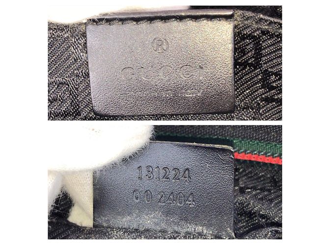 Clutch in nylon Gucci Nero - vista 4