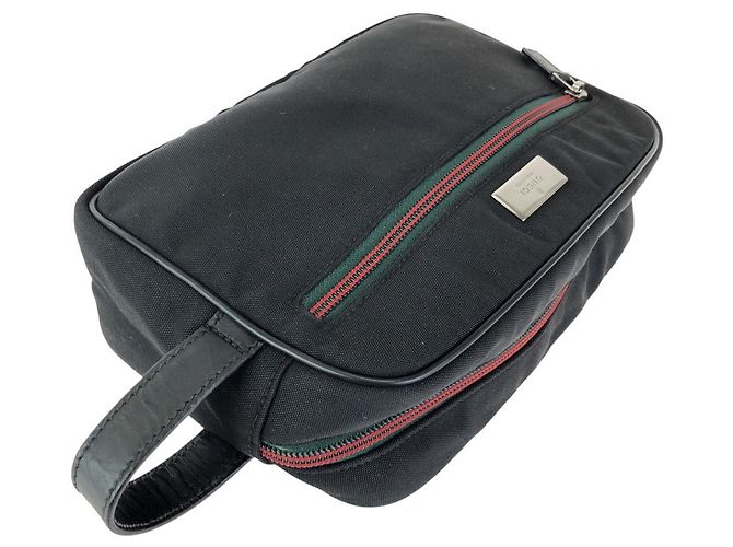 Clutch in nylon Gucci Nero - vista 7