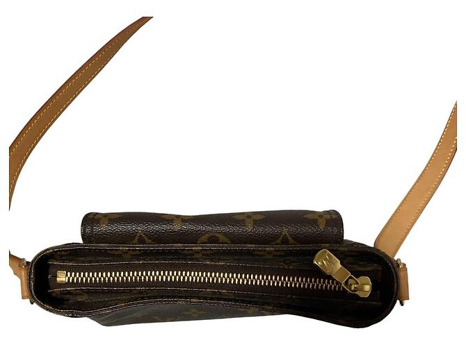 Borsa a Spalla Louis Vuitton Vivacite PM Monogram Marrone - vista 4