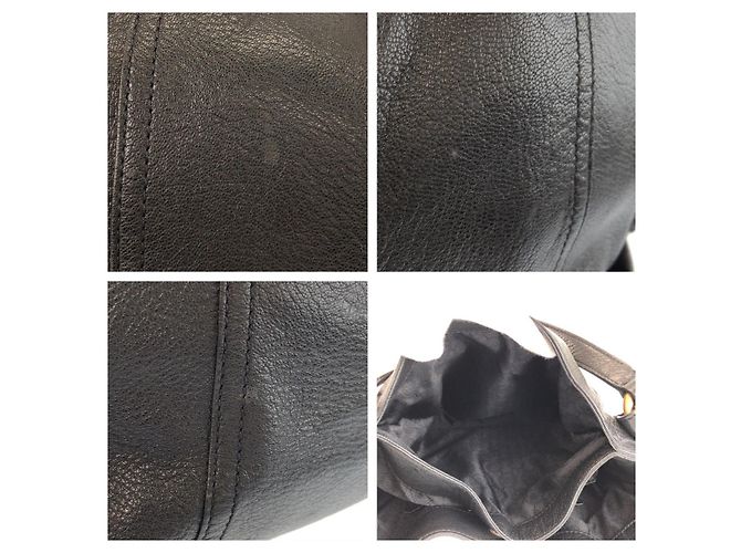 Michael Kors Leder Tasche 2-Wege Schwarz - Ansicht 6