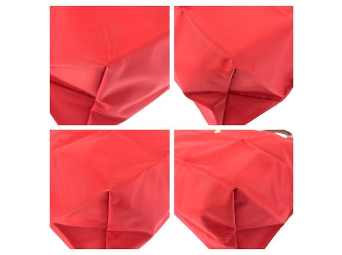 Borsa Tote Longchamp Le Pliage Nylon Rosso - vista 3