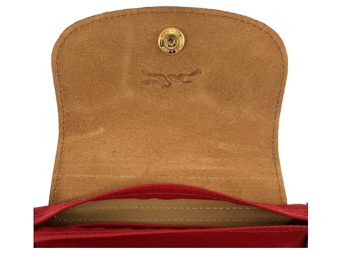 Borsa Tote Longchamp Le Pliage Nylon Rosso - vista 5