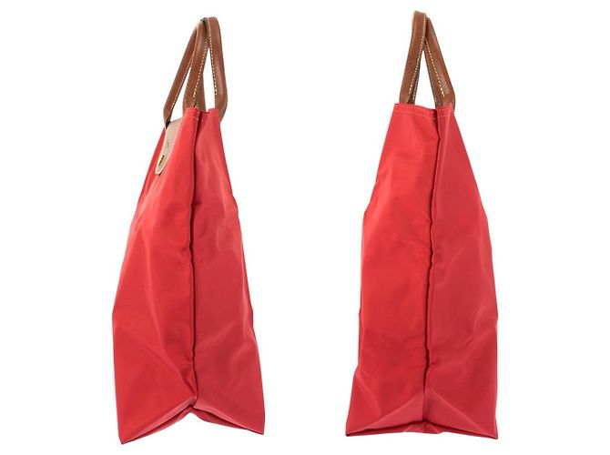 Borsa Tote Longchamp Le Pliage Nylon Rosso - vista 7