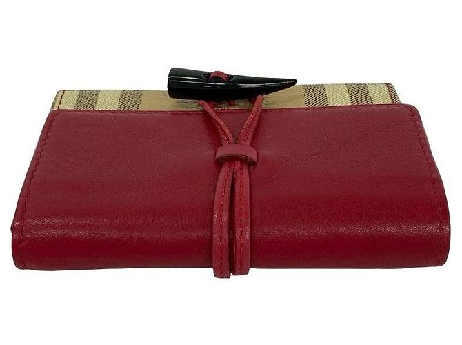 Tarjetero de piel Burberry Castaño Beige - vista 4