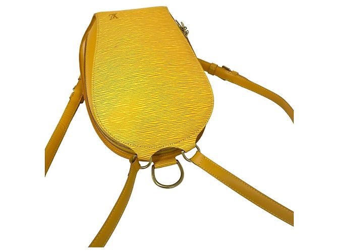 Louis Vuitton Mabillon Epi Leather Backpack Yellow - view 5