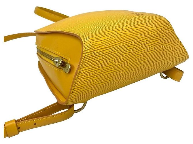 Louis Vuitton Mabillon Epi Leather Backpack Yellow - view 8