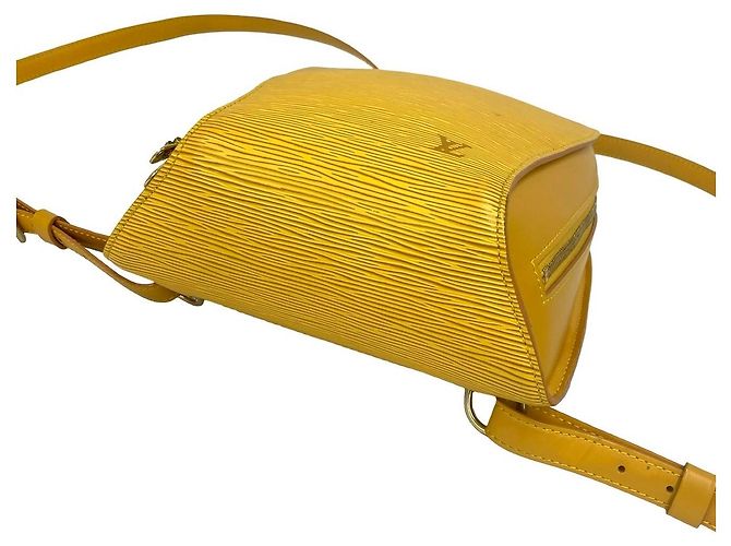 Louis Vuitton Mabillon Epi Leather Backpack Yellow - view 9