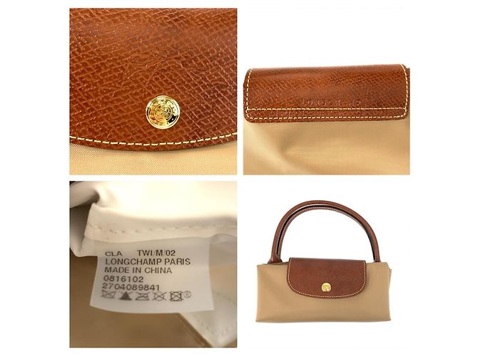Longchamp Le Pliage Tragetasche Braun Beige - Ansicht 4