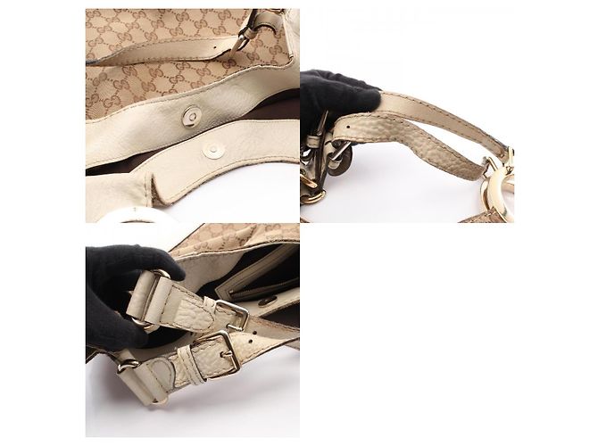 Borsa a tracolla Gucci GG Canvas Marrone Beige - vista 10