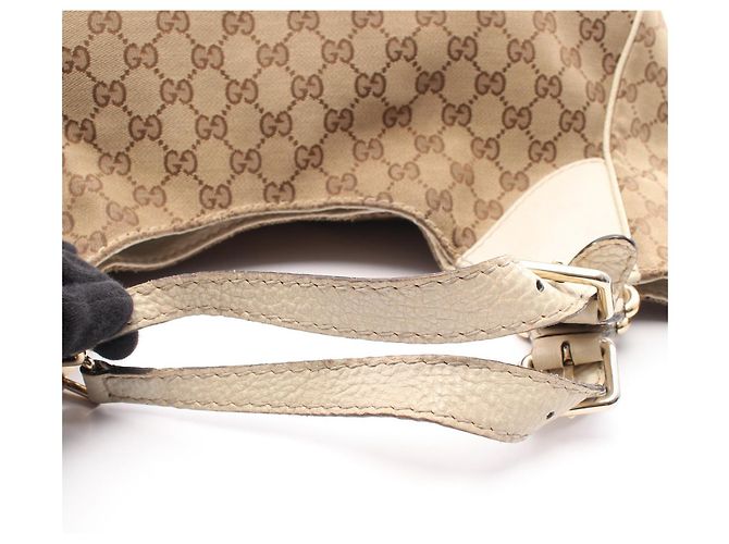 Borsa a tracolla Gucci GG Canvas Marrone Beige - vista 6