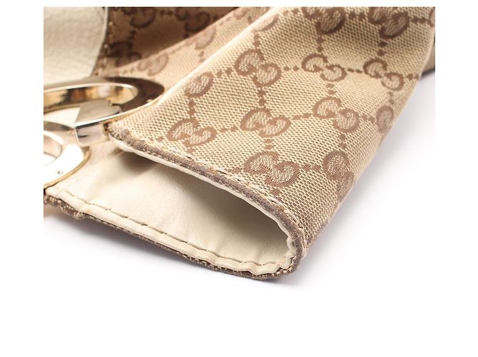 Borsa a tracolla Gucci GG Canvas Marrone Beige - vista 8