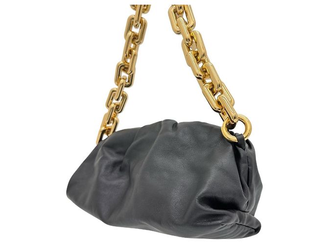 Borsa a tracolla in pelle The Chain Pouch Bottega Veneta Nero - vista 3
