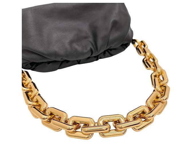 Borsa a tracolla in pelle The Chain Pouch Bottega Veneta Nero - vista 7