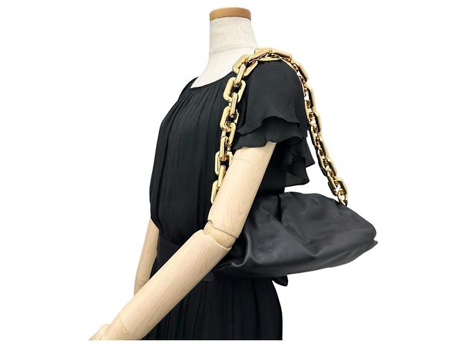 Borsa a tracolla in pelle The Chain Pouch Bottega Veneta Nero - vista 9